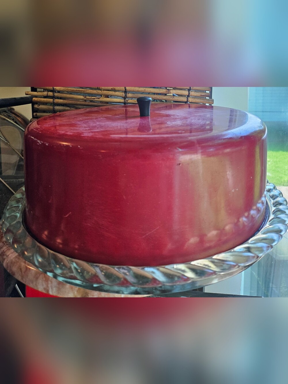 Enamelware Cake Platter